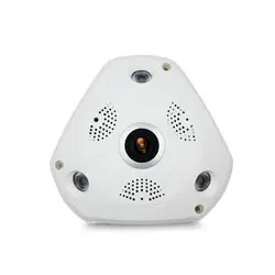 Wi fi IP широкий формат VR камера беспроводной 3MP HD Smart 360 градусов Fishey панорамный сети видеонаблюдения дома Cam