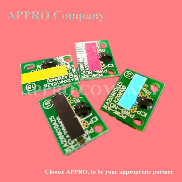 

Compatible new cartridge chip Bizhub C224 c284 c364 c454 c554 tone cartridge chip in superior quality KMCY/set