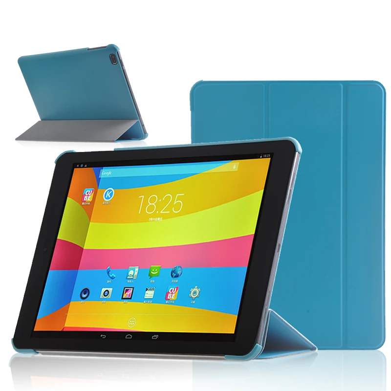 Fashion Three Folds PU Leather Folding Folio Cover Case for ALLDOCUBE CUBE U65GT TALK 9X for 9.7'' Tablet PC Cover Case Fashion Three Folds PU Leather Folding Folio Cover Case for ALLDOCUBE CUBE U65GT TALK 9X for 9.7'' Tablet PC Cover Case