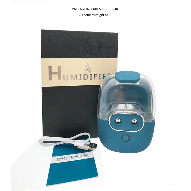 face humidifier blue 16