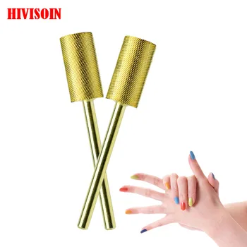 

HIVISOIN-Large Barrel Bit(60010500)Nail file nail grinding head gold plated coating bit machine nail tool accessories hard alloy