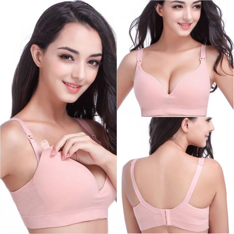 Pregnant Women Cotton Maternity Nursing Bras Underwear Breast