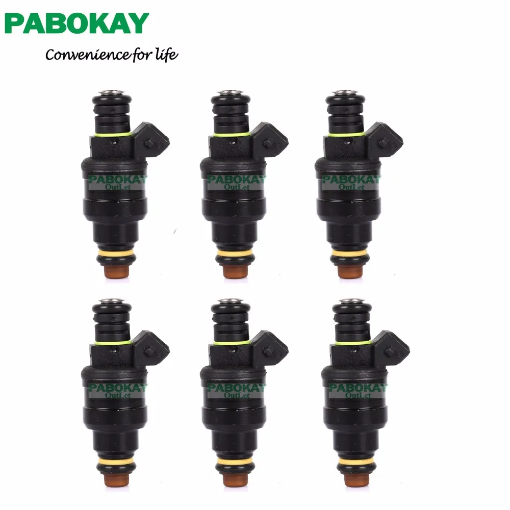 6 pieces x for Flow Matched Fuel Injector Set Buick Oldsmobile 3.8 V6 0280150960 0280150917