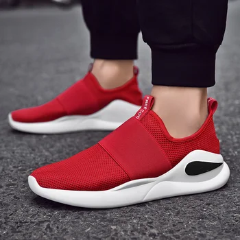 

GUDERIAN Brand Mesh Breathable Casual Shoes Men Lightweight Sneakers Men Shoes Slip-On Fashion Men Loafers Chaussures Hommes