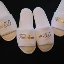 Набор из 7 пользовательских текста сказочные день рождения свадебные подружки невесты курицы Ночная девичник тапочки для спа стаканчики для вечеринки, подарков