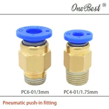 2 Pçs/lote acessórios da impressora 3D Remoto j-cabeça conector montagem 1.75/3mm tubo de alimentação comum Remoto Remoto entrada de alimentação freeshiping