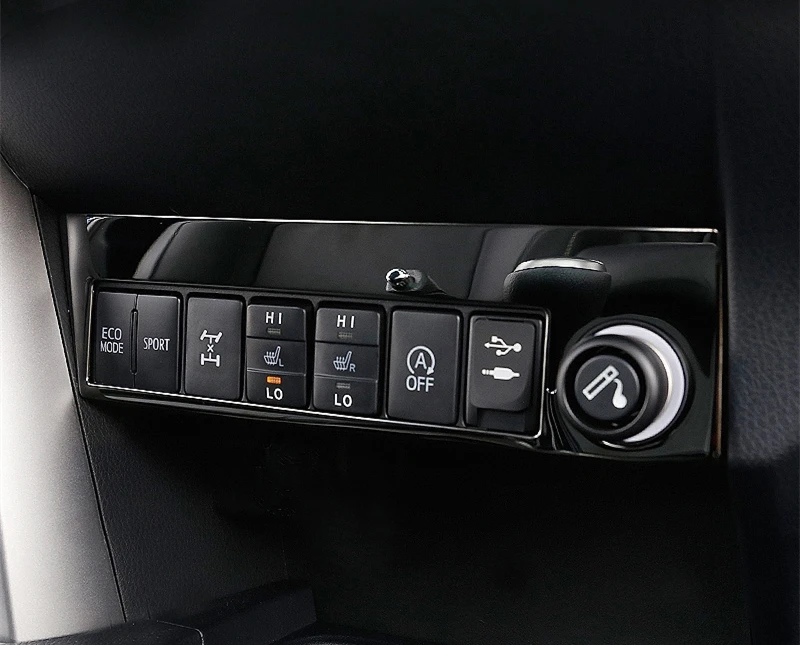 Для Toyota RAV4- источник питания декоративный кусок прикуривателя с блестками модификация интерьера аксессуары для автомобиля - Цвет: Black