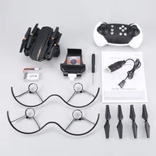 X39 1 Pocket Mini FPV Foldable font b Drone b font RC Quadcopter with 0 3M