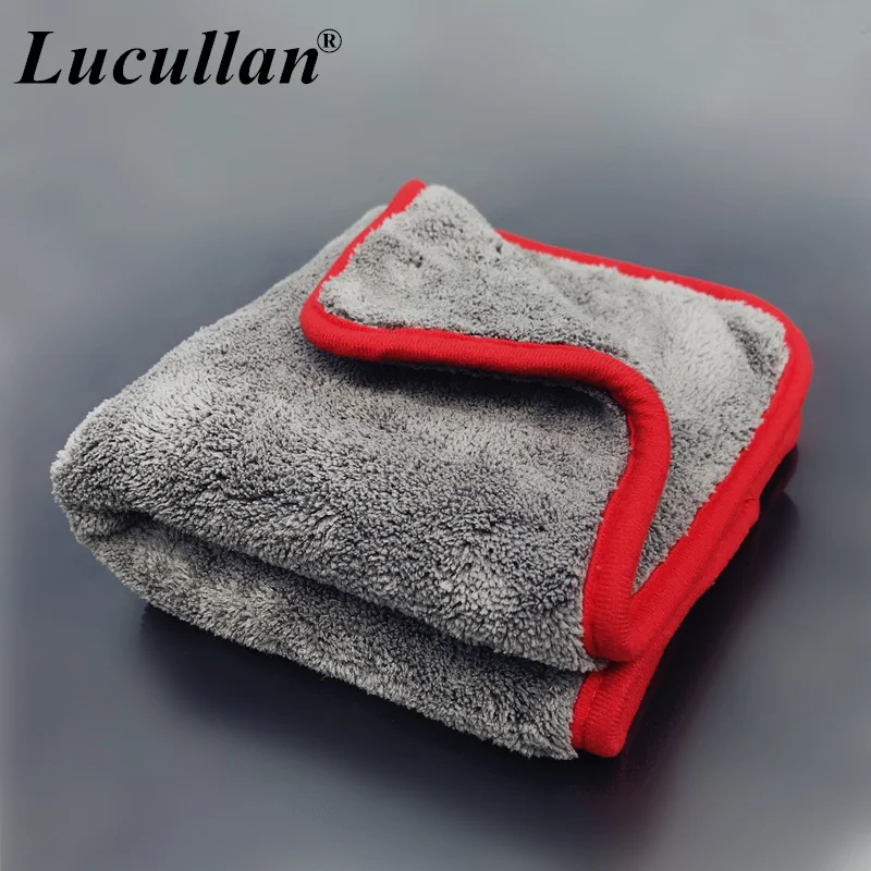 

Lucullan 1000GSM Ultra Absorbancy Luxury Car Wash Cloth Pad Super Soft Premium Microfiber Drying Waxing Polishing Towel