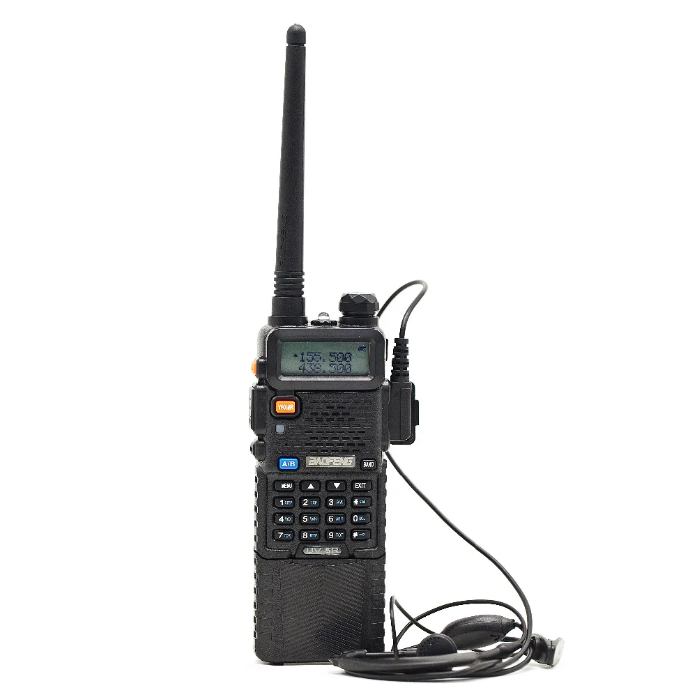BAOFENG New Dual Band UV 5R II with 3800 mAh long battery Amateur Handheld Two Way