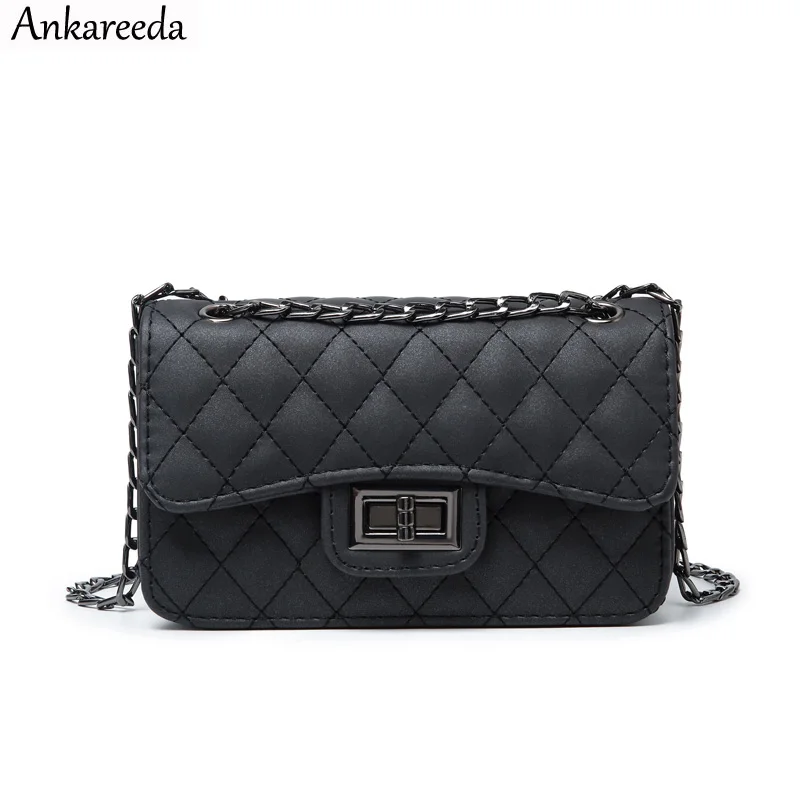 

Ankareeda 2018 New Fashion Women Shoulder Bag Chain Strap Flap Designer Lingge Handbags Clutch Bag Ladies Messenger Bags
