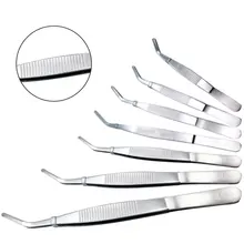 Локоть из нержавеющей стали бак Пинцет плоскогубцы инструмент для аквариума рыбы водные растения Щипцы Зажим 12,5 см/14 см/16 см/18 см/20 см/25 см/30 см