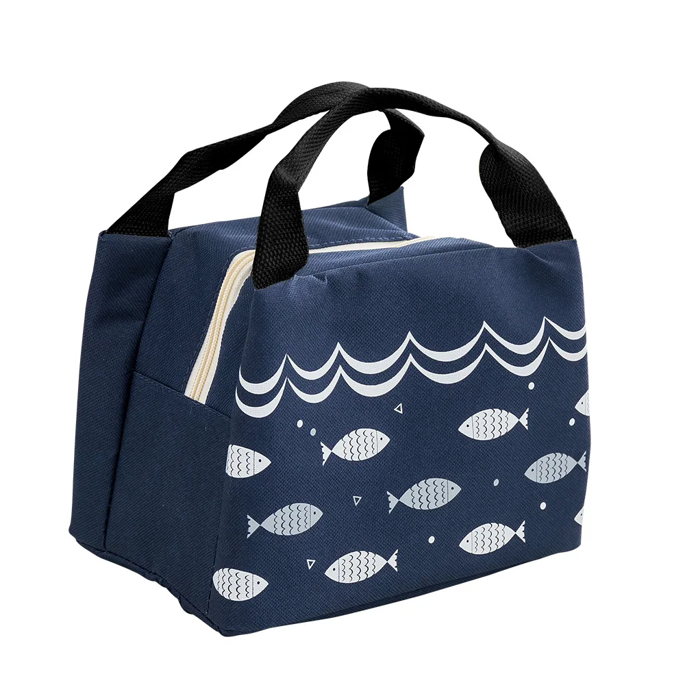 

Outdoor Insulation Portable Picnic Bag Cartoon Small Zipper Insulation Lunch Box Bag For Kids Bolsa Termica