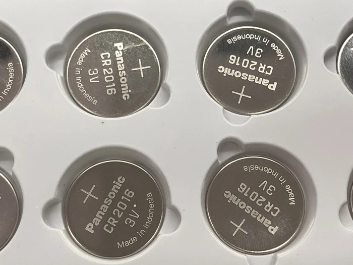 20pcs/lot Panasonic Lithium Battery 3V Li-ion CR2016 Button Battery Watch  Coin Cell Batteries CR 2016 DL2016 ECR2016 GPCR
