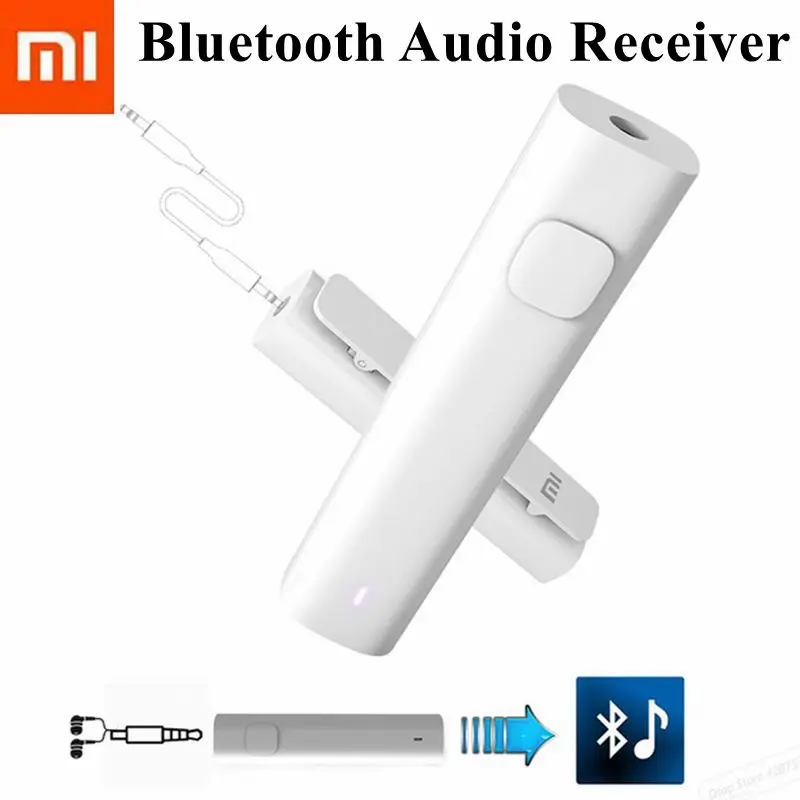 Беспроводной музыкальный адаптер Xiaomi Bluetooth аудио приемник 4 2 разъем 3 5 мм AUX