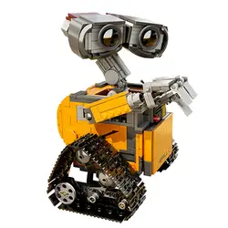 Идея Робот WALL E Строительный набор Наборы Игрушечные лошадки Образовательные Кирпичи Конструкторы bringuedos 21303 для детей DIY подарок