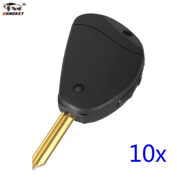 

DANDKEY 10x 2 Buttons For Citroen Xsara Xantia PICASSO AX Remote Key Fob Case Shell Fob Covers