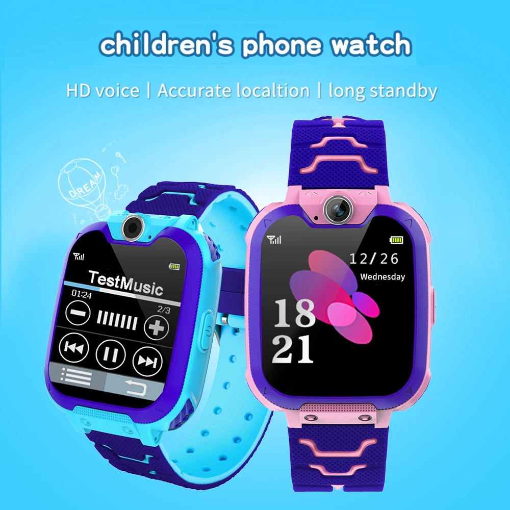 

S11 Child Smart Watch SOS Phone Children Music Watch Color Touch Screen Smart Baby Watch Play Game Music Play Watch Boys Girls