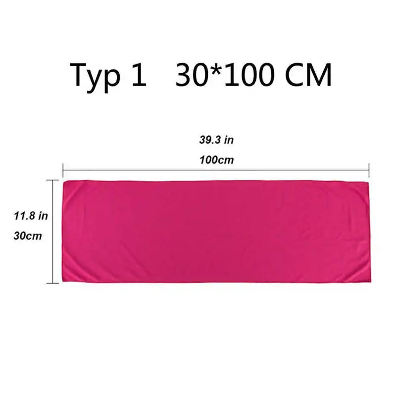 2pcs Cooling Towel Super Absorbent Cooling Towel for Sports Fitness Yoga Travel Camping sportowy ręcznik chłodzący 35