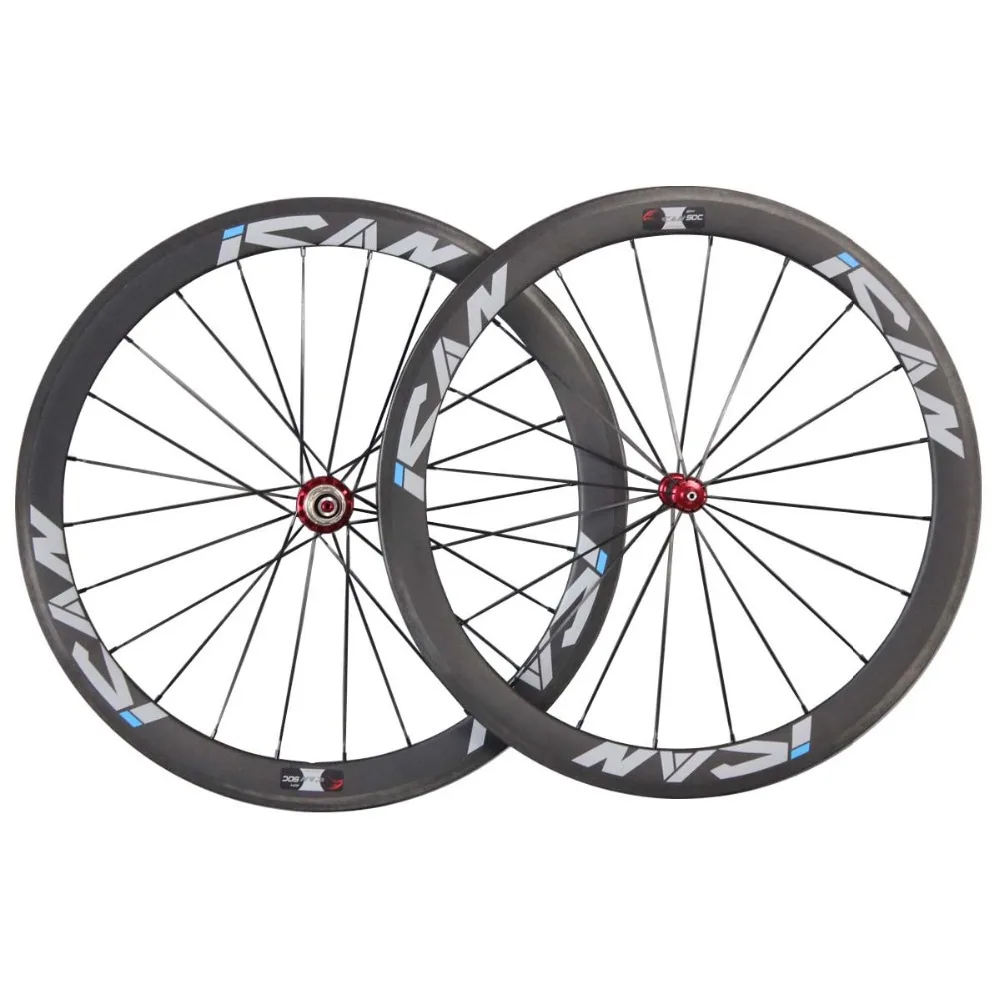 ICAN AERO 50 クリンチャー カーボンホイール ロゴ無し UCI認証