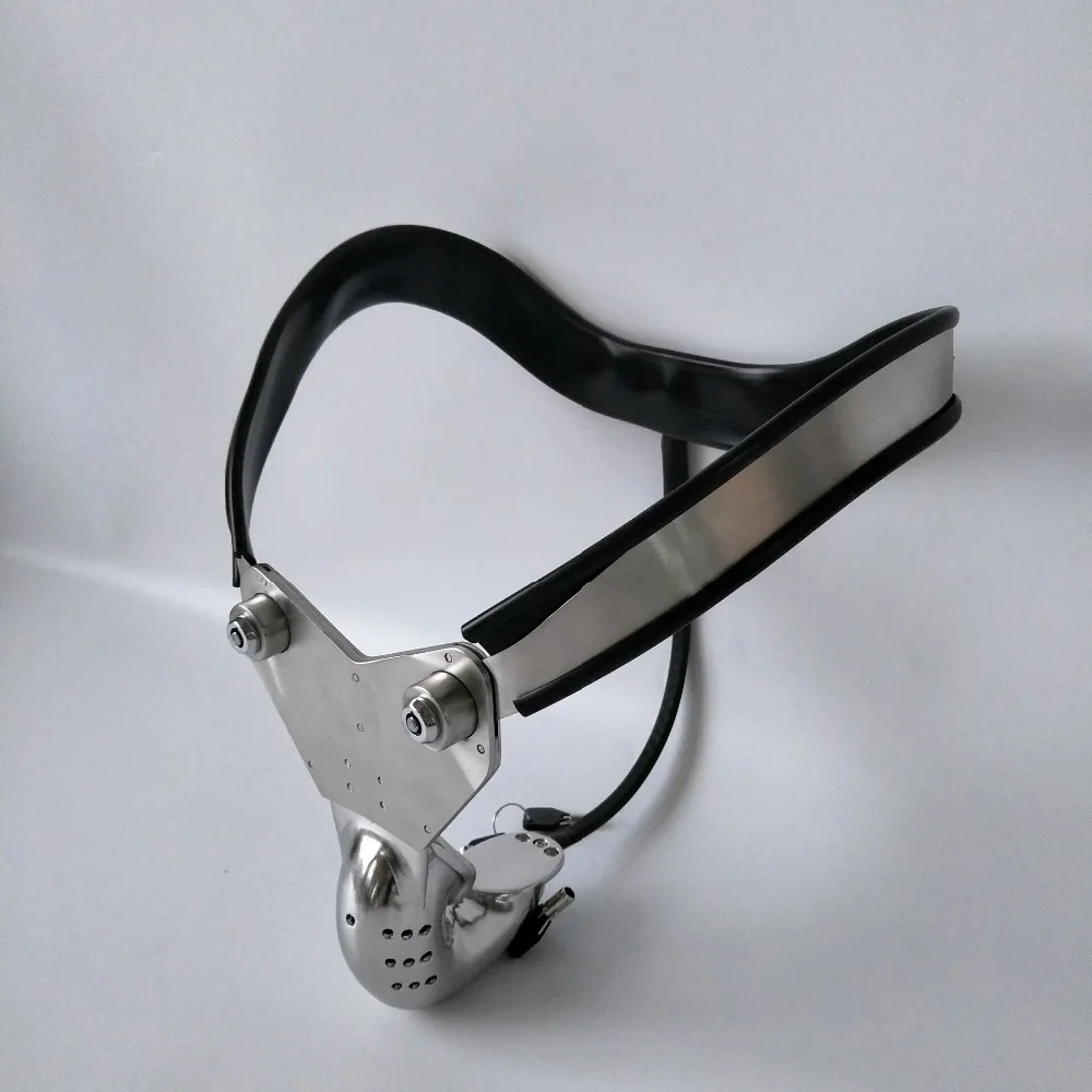 

New 3 type black stainless steel male chastity belt sex bdsm bondage toys male chastity device adult sex slave games for men.