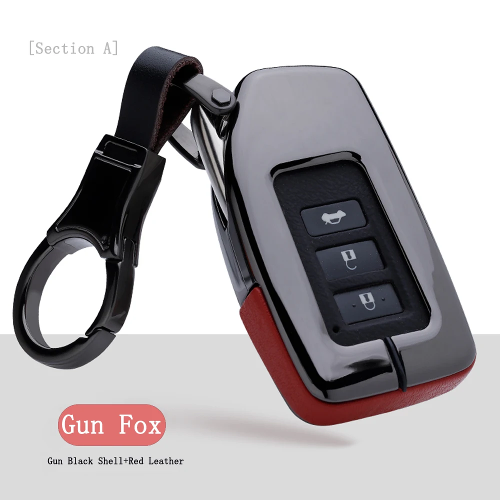 

New Car Key Shell Case For Lexus IS ES GS NX GX RX LX RC 200 250 300 350 2014 2015 2016 Key Case keychain keyring Accessories