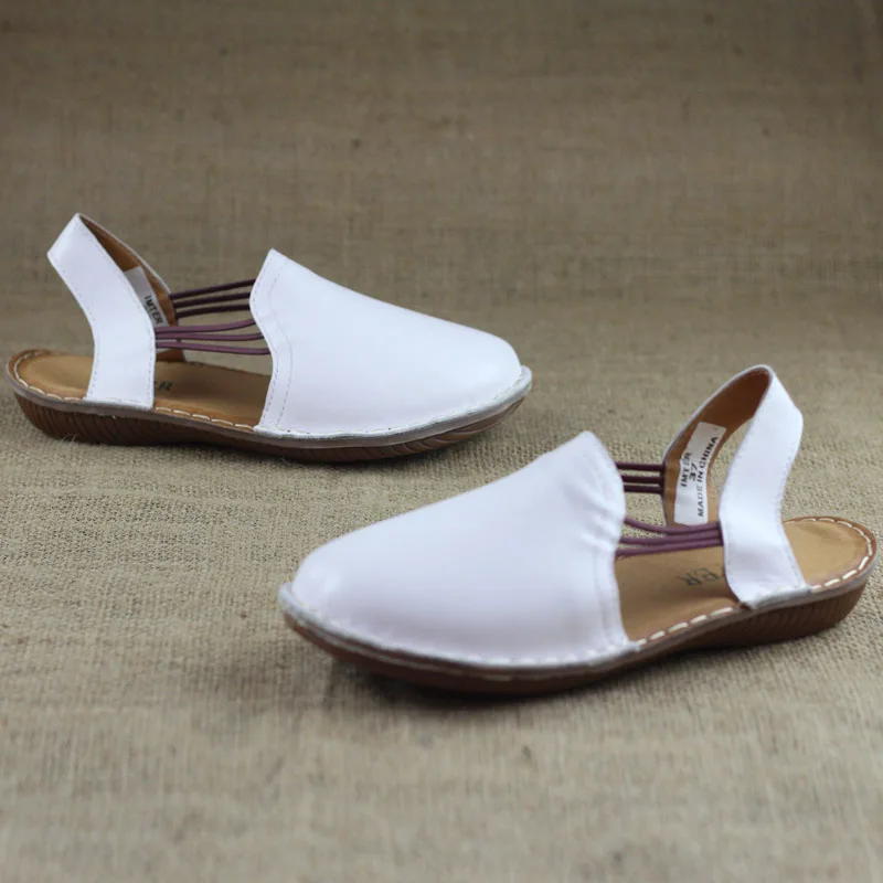 Careaymade-2019 New Artistic flat-heeled sandals of series made by hand in summer casual shoes female genuine Leather sandals Careaymade-2019 New Artistic flat-heeled sandals of series made by hand in summer casual shoes female genuine Leather sandals