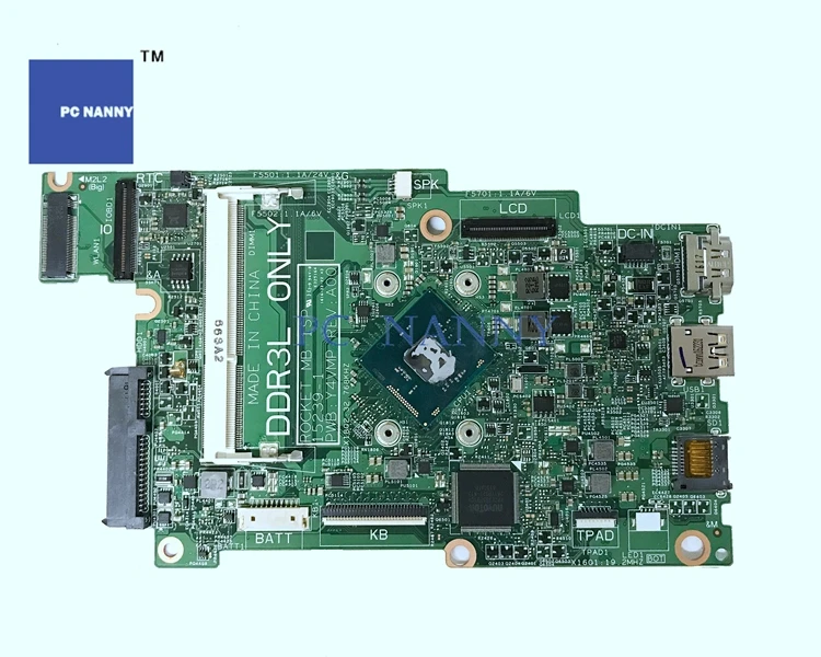 Материнская плата PCNANNY 67YYK 067YYK 15239-1 для Dell Inspiron 11 3162 Вт/Pentium N3700 DDR3 &quotкласса А&quot