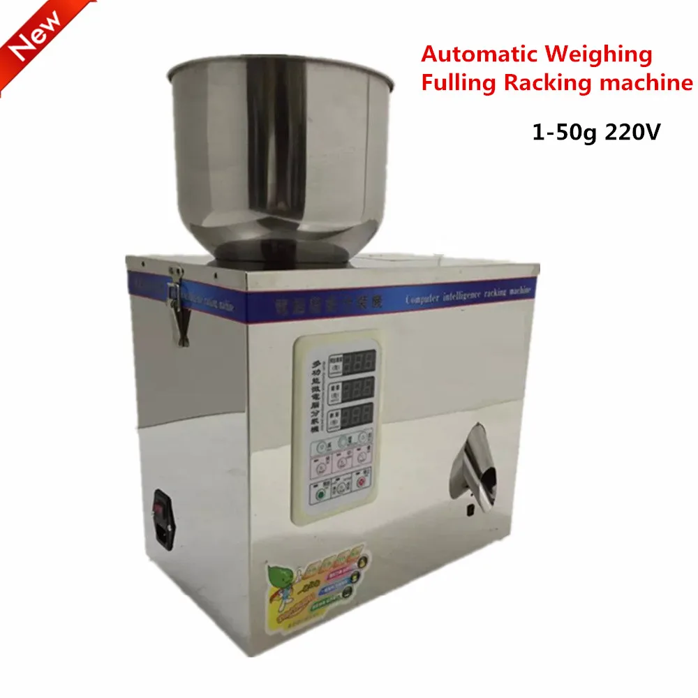 New Automatic Weighing Small Granular Racking Machine Pack Food package