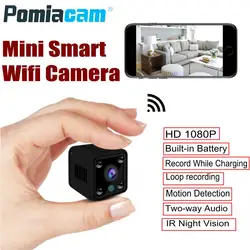 TV04 Full HD 1080 P Мини Wi-Fi IP Камера CCTV Видеокамера для наблюдения Батарея Камера с ИК Ночное видение 2-способ аудио обнаружения движения