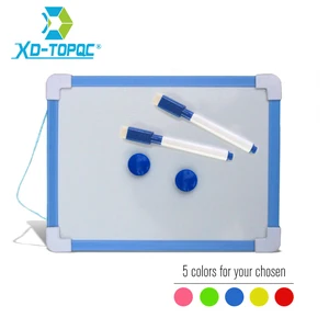 20.5*15.6cm Magnetic Kids Whiteboard Dry Wipe Board 5 Colors Frame Mini Drawing White Board Small Hanging Erase Boards With Pen