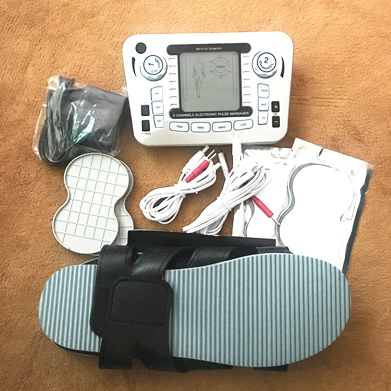 Electronic Pulse Massager Tens Ems Machine massager electrical nerve muscle stimulator Acupuncture Fat Burner Pain Relief (2)