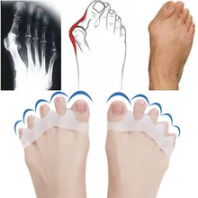 Силиконовый разделитель пальца, вальгусная защита большого пальца, вальгусная защита, вальгусная защита для ухода за ногами, инструмент, корректирующая стелька для пальцев