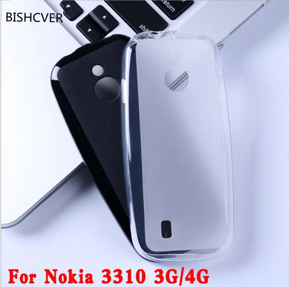 Мягкий чехол для Nokia 3310 3G TA-1022 из ТПУ 4G 2018 Нескользящая силиконовая задняя крышка