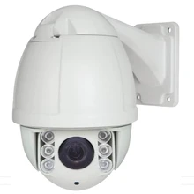 Free shipping 1080P 2MP 10X optical zoom 50m IR night vision outdoor waterproof p2p IP network ptz camera speed dome OSD menu
