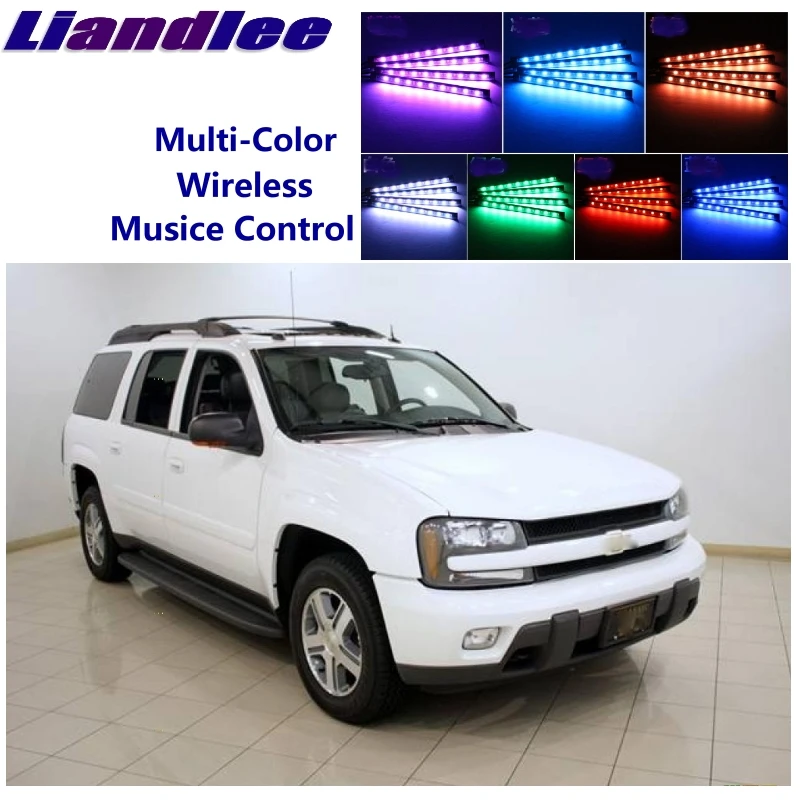 

LiandLee Car Interior Floor Decorative Atmosphere Seats Accent Ambient Neon light For Chevrolet TrailBlazer