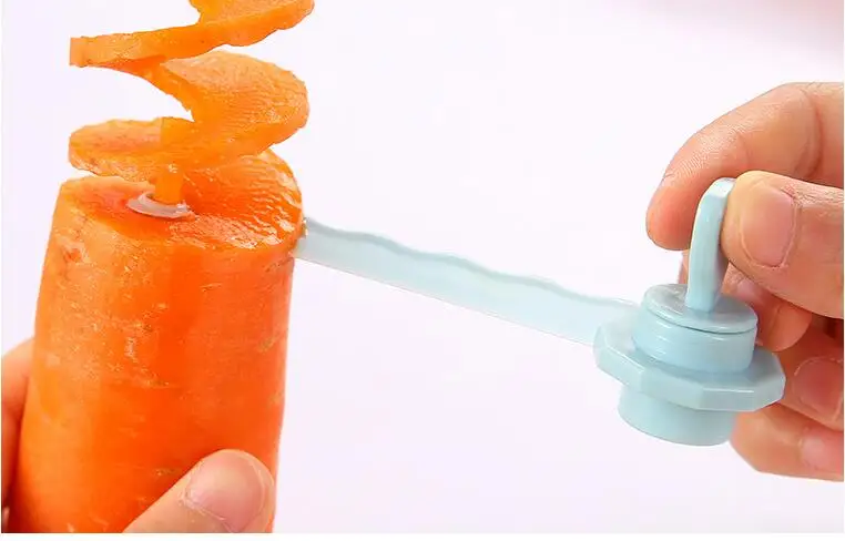 

1PC Kitchen Gadget Fruit Garnishes Spiral Slicer Cooking Cutting Aid Guide Vegetables Pattern Carved Flowers Tools OK 0791