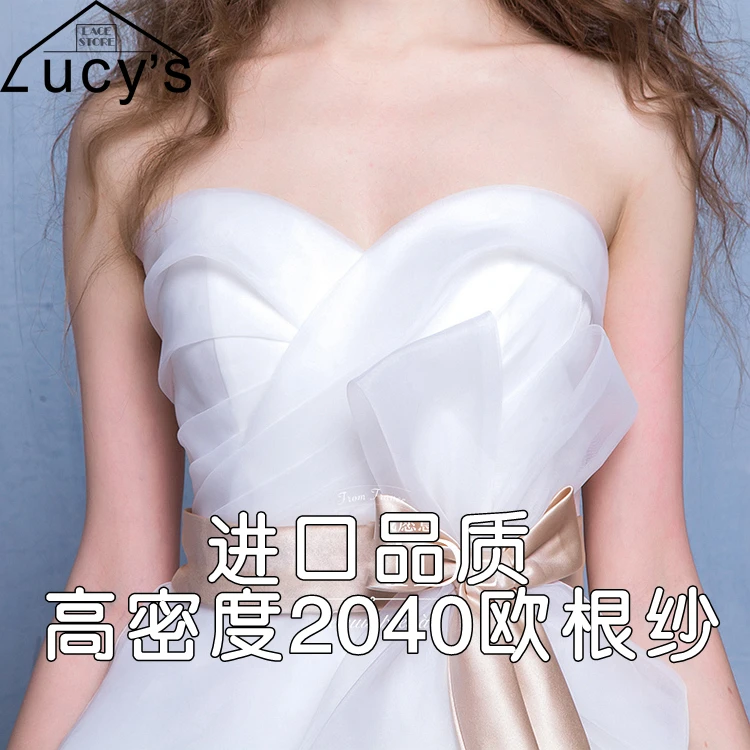 

5 Yards DIY accessories 4 Colors available Off white Pure white Red Black high quality Organdy fabric organza fabric