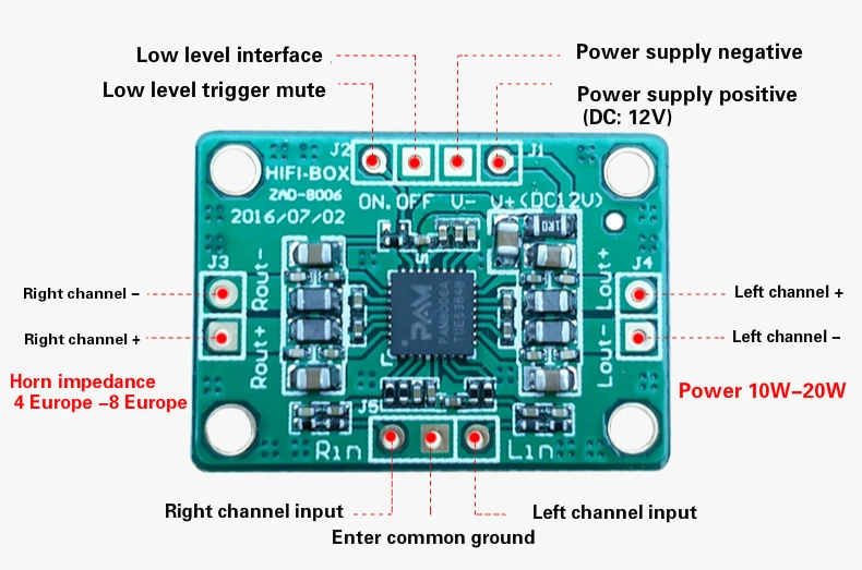 15W * 2 PAM8006 Digital Amplifier Board TV Sound Module Mini 12V Stereo Audio Amplifier 19 inch -50 inch color TV universal 15W * 2 PAM8006 Digital Amplifier Board TV Sound Module Mini 12V Stereo Audio Amplifier 19 inch -50 inch color TV universal