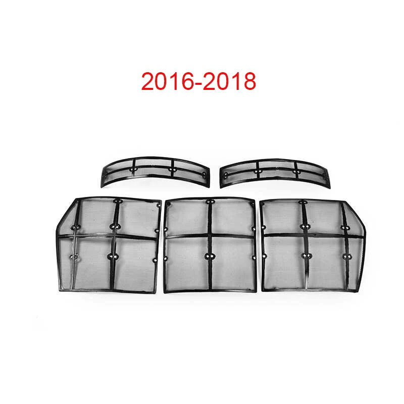 2008- LC200 FJ200 Нержавеющая сетка для скрининга насекомых для автомобиля Передняя решетка сетка для Toyota Land Cruiser 200 аксессуары - Цвет: 2016-2018 Year