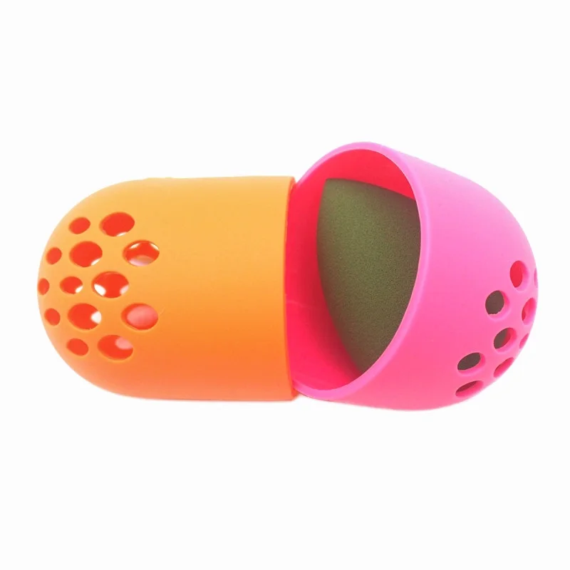 

Soft Silicone Powder Puff Drying Holder Egg Stand Beauty Pad Makeup Sponge Display Rack Cosmetic Blender Sponge Case Puff Holder