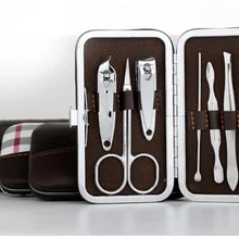 7 шт. нержавеющая сталь набор для маникюра и педикюра комплекты клиперов для ногтей Уход за ногтями кусачки резак кутикулы Уход за лошадьми комплект/компанией dhl 200 наборы для ухода за