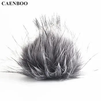 

CAENBOO Wind Protection Outdoor Windscreen Windshield Furry Cover For SONY PCM-D50 D100 Voice Recording Record Pen Microphone