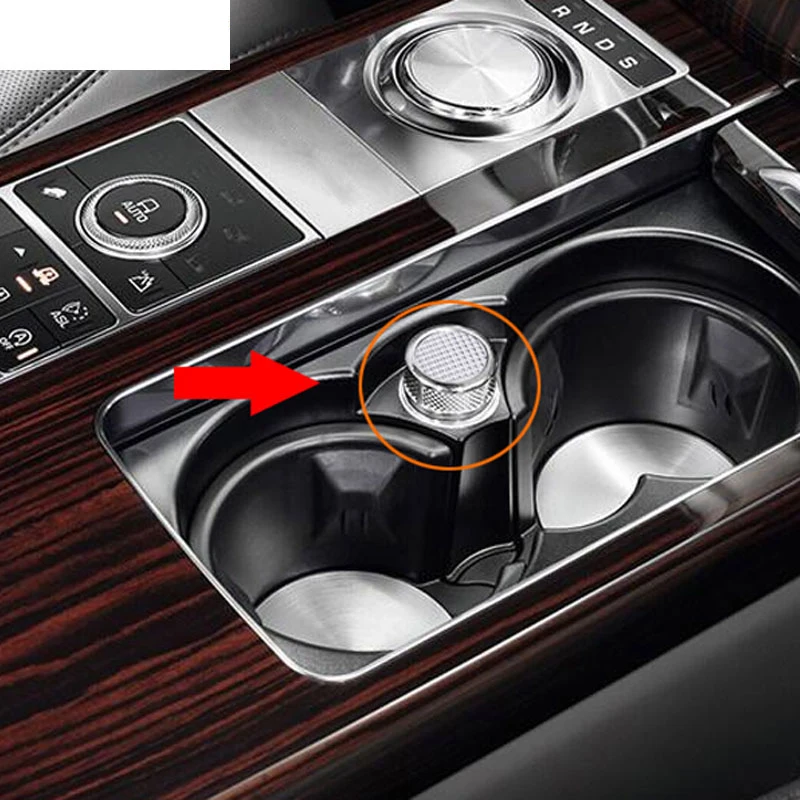 

For Landrover Range Rover Sport For Range Rover Vogue SV 2009-2017 Car ABS Chrome Cigarette lighter Cover Trim Accessories