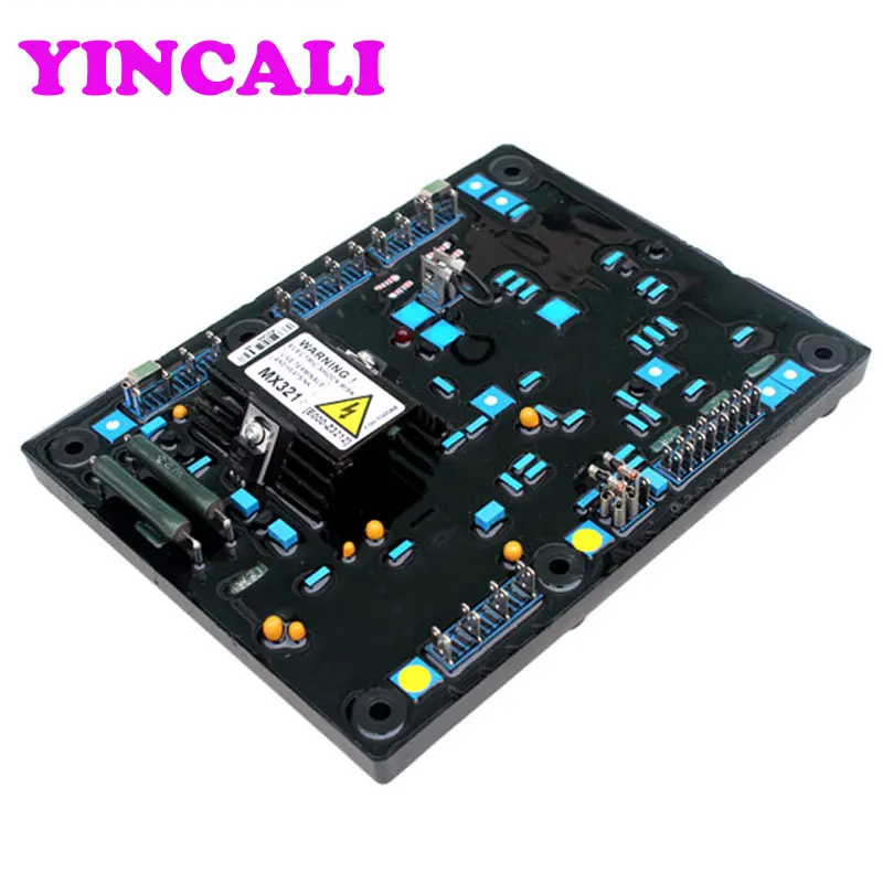 

Good Quality Brushless alternator AVR MX321 automatic voltage regulator to three phase sensed for diesel generator