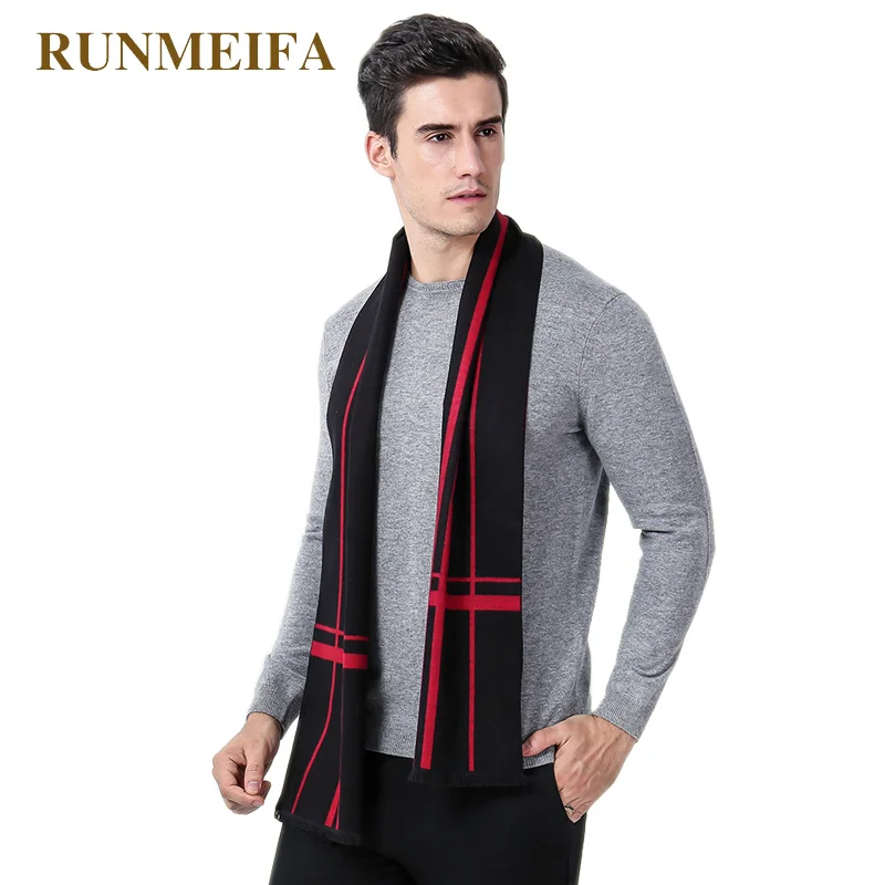 2018 Design Fall Winter New Classic fashion Solid Striped cashmere