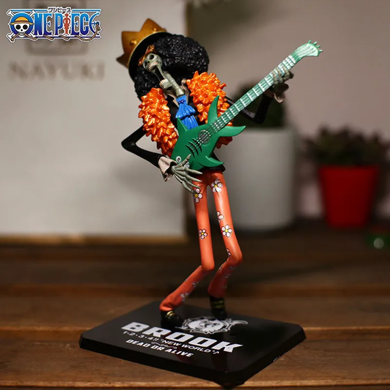 

ONE PIECE Skull BROOK Nasal Song Soul King GK Statue PVC Action Figure Collect Model Toy M952
