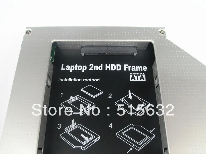  Pata IDE to Sata Caddy Module For 12.7mm Universal CD / DVD-ROM Optical Bay improved version