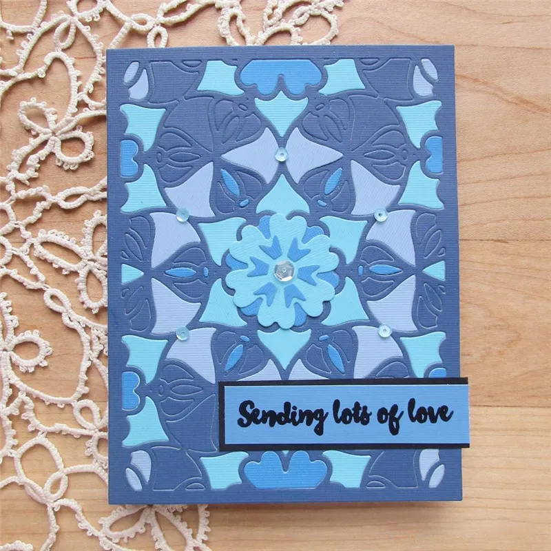 

Naifumodo Background Die Metal Cutting Dies for Card Making Scrapbooking Making Craft Embossing Cuts Stencil Die Cut
