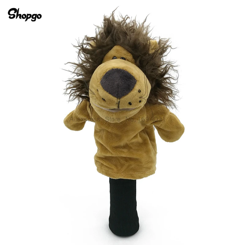 Lion Golf Head Cover Fairway Woods Headcover Animal Mascot Novelty Cute Gift Golf Accessories